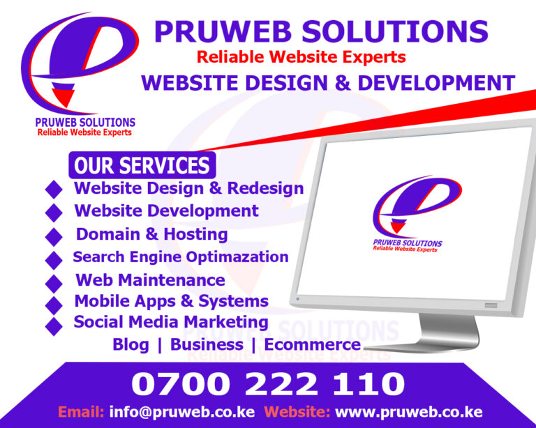 Pruweb website Poster