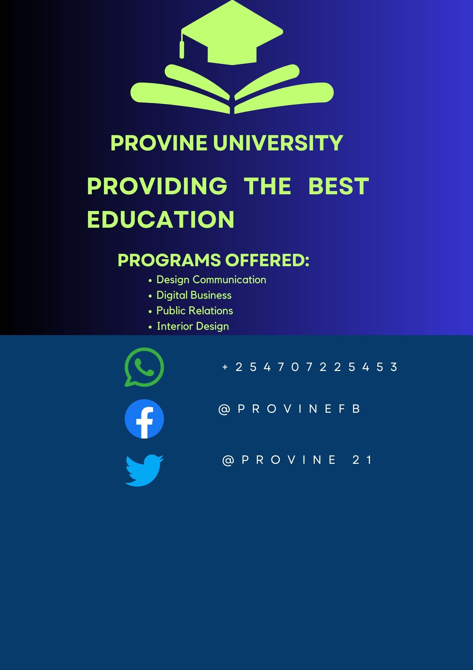 Read more about the article PROVINE UNIVERSITY